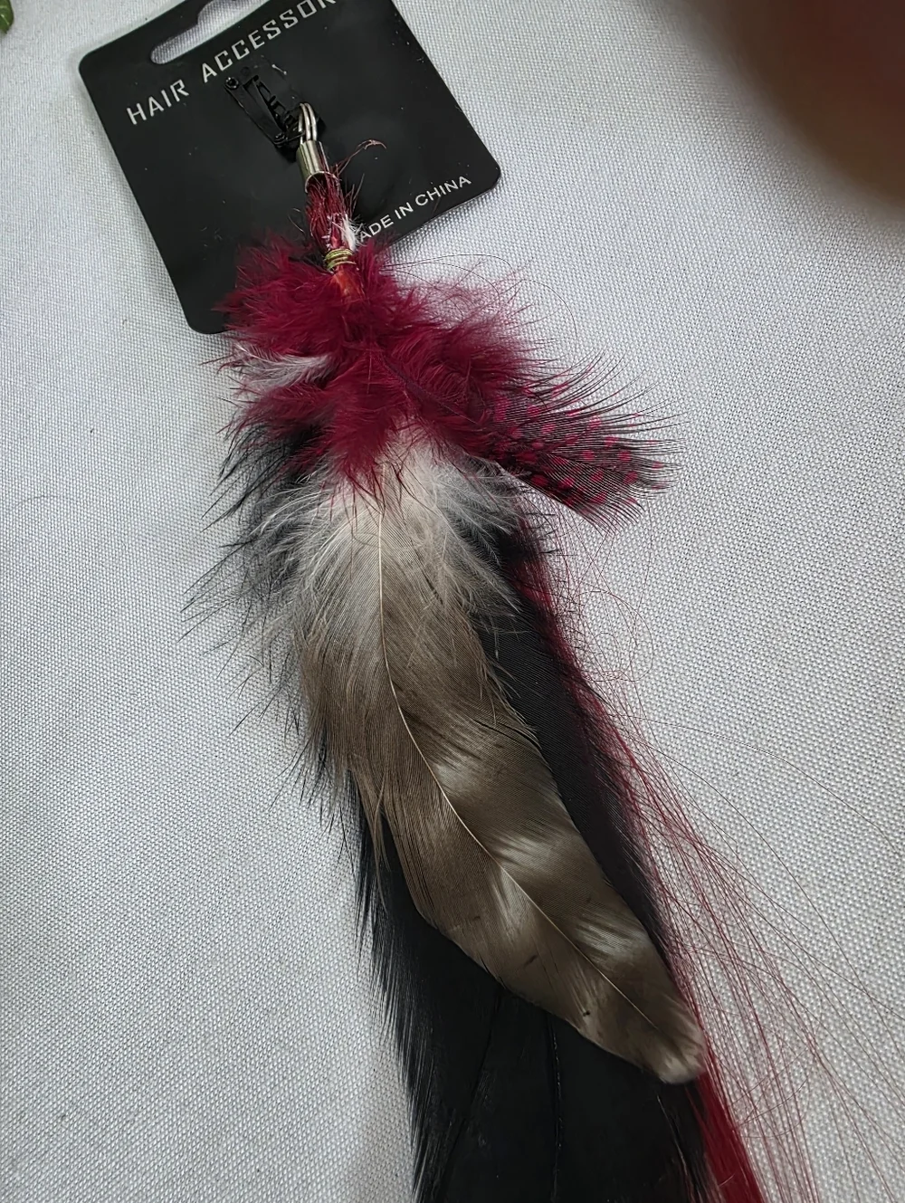 5 Feather Hair Extensions Color Strips Highlights Clip In Feathers